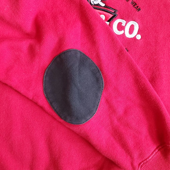 VTG 90s Micky Mouse Themed Embroidered Sweatshirt Sz Kids Large - Picture 5 of 5